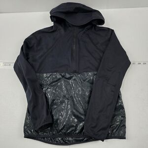 Athleta Momentum Half Zip Pullover‎ Hoodie Black XS 1/4 womens windbreaker